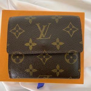Louis Vuitton Monogram Brown and Gold Wallet